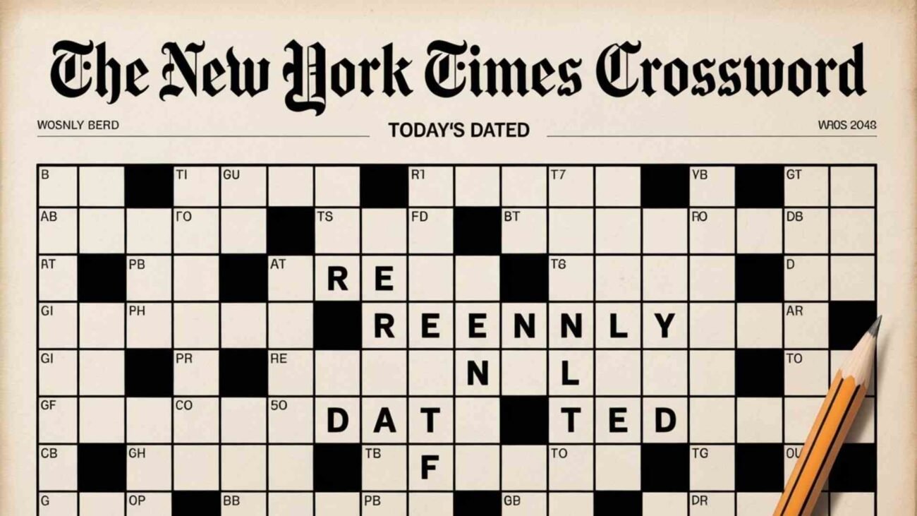 Recently Dated Nyt Crossword