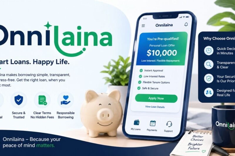Onnilaina: The Future of Stress-Free Online Lending !